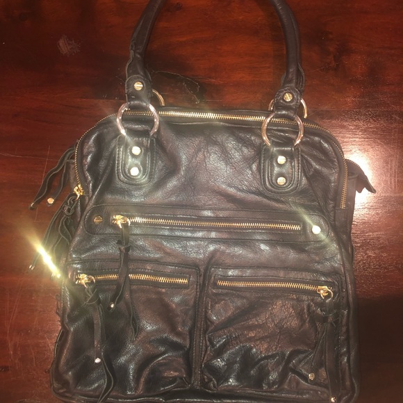 Vintage Roots Leather Handbag - Picture 2 of 4